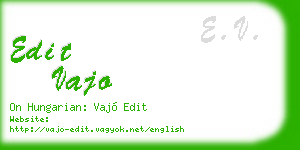 edit vajo business card